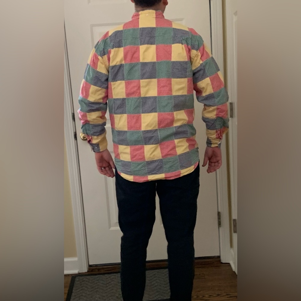 Euc Shirt: Patchwork, Gingham, Vintage, Faconnabl… - image 3